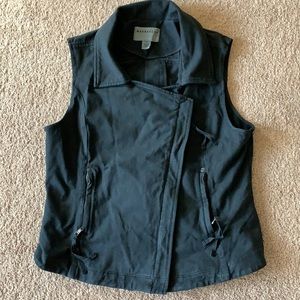 Black Moto Vest